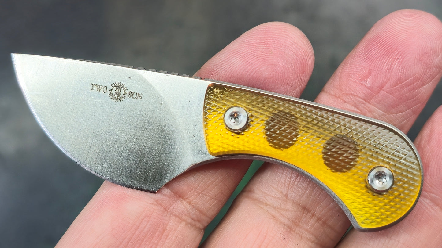 TwoSun TS565 Micro Mini Fixed Blade PEI Handle YJ01-V01 (NEW)