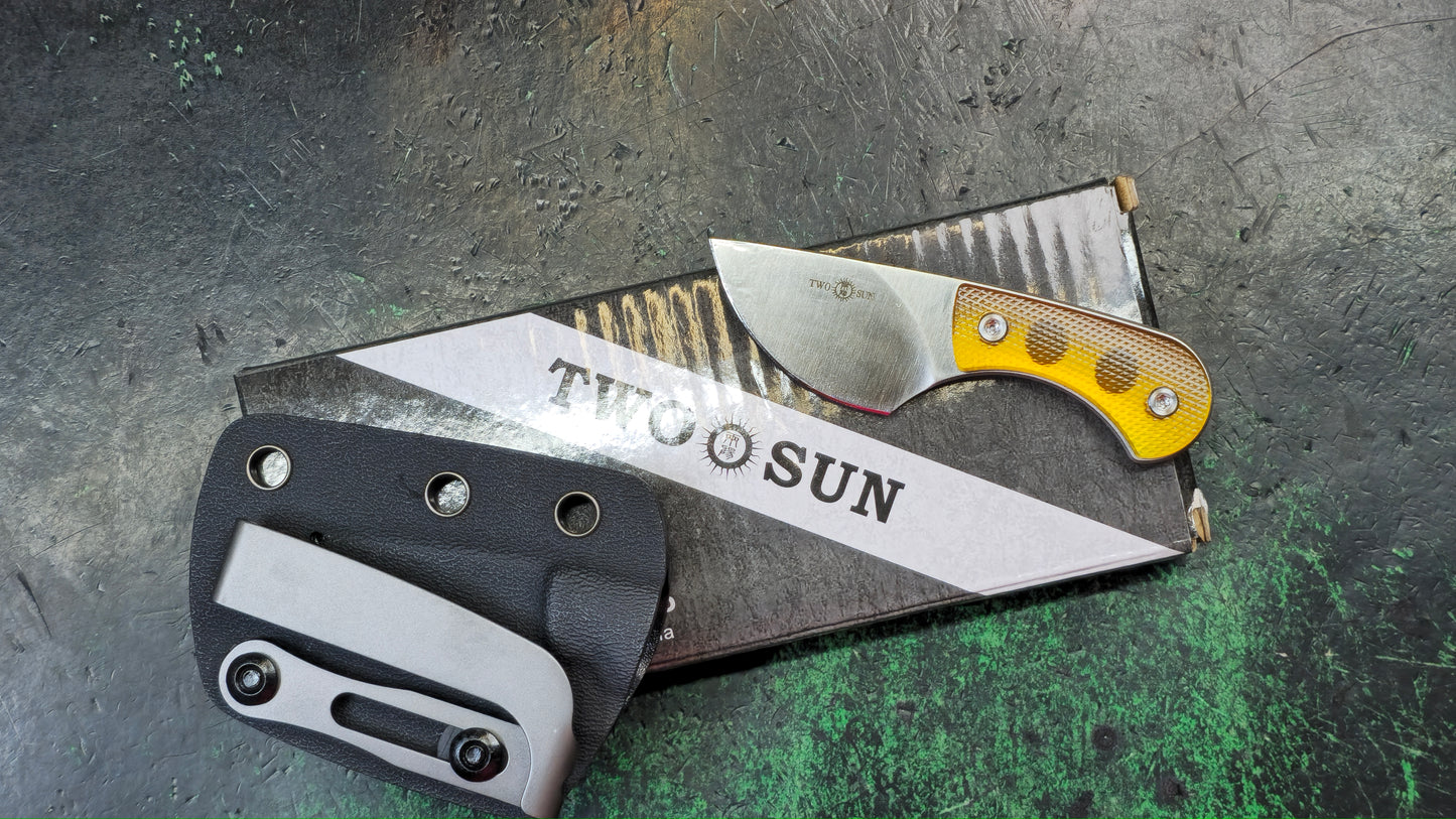 TwoSun TS565 Micro Mini Fixed Blade PEI Handle YJ01-V01 (NEW)
