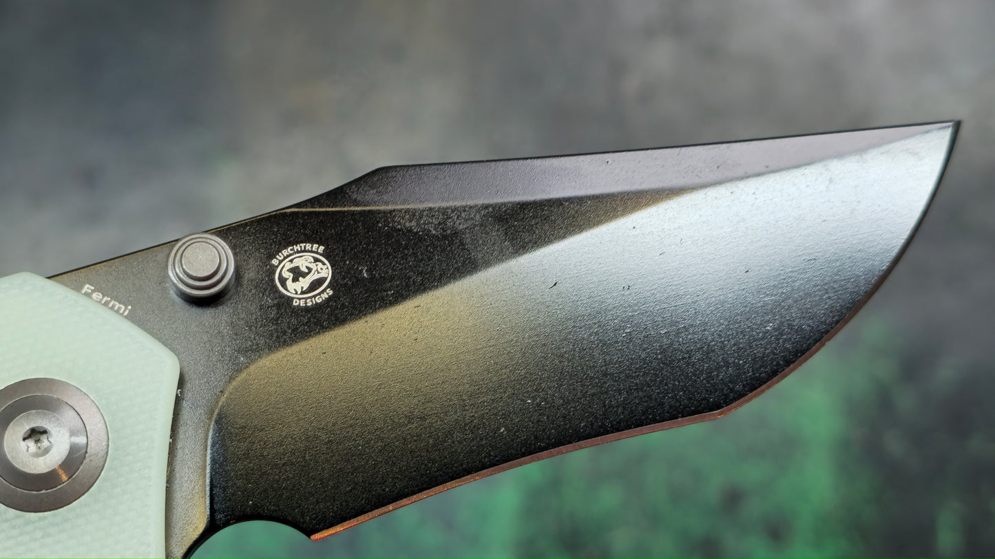 Tenable Fermi Jade G10 Handle 14C28N Blade (NEW - OPEN BOX)