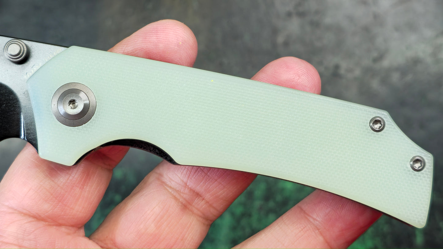 Tenable Fermi Jade G10 Handle 14C28N Blade (NEW - OPEN BOX)
