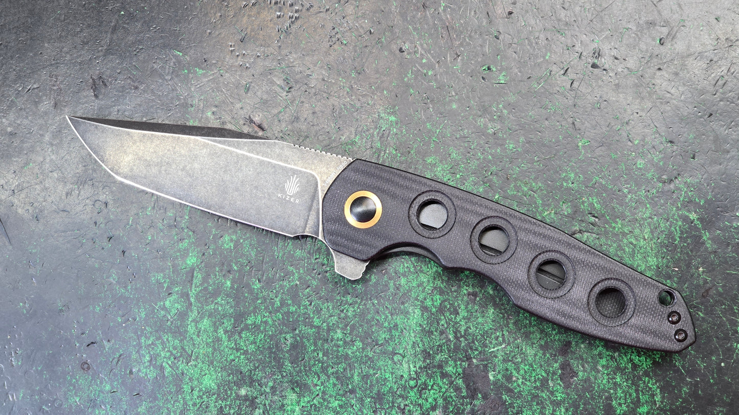 Kizer Z-82 Black G-10 Stonewashed N690 (NEW)