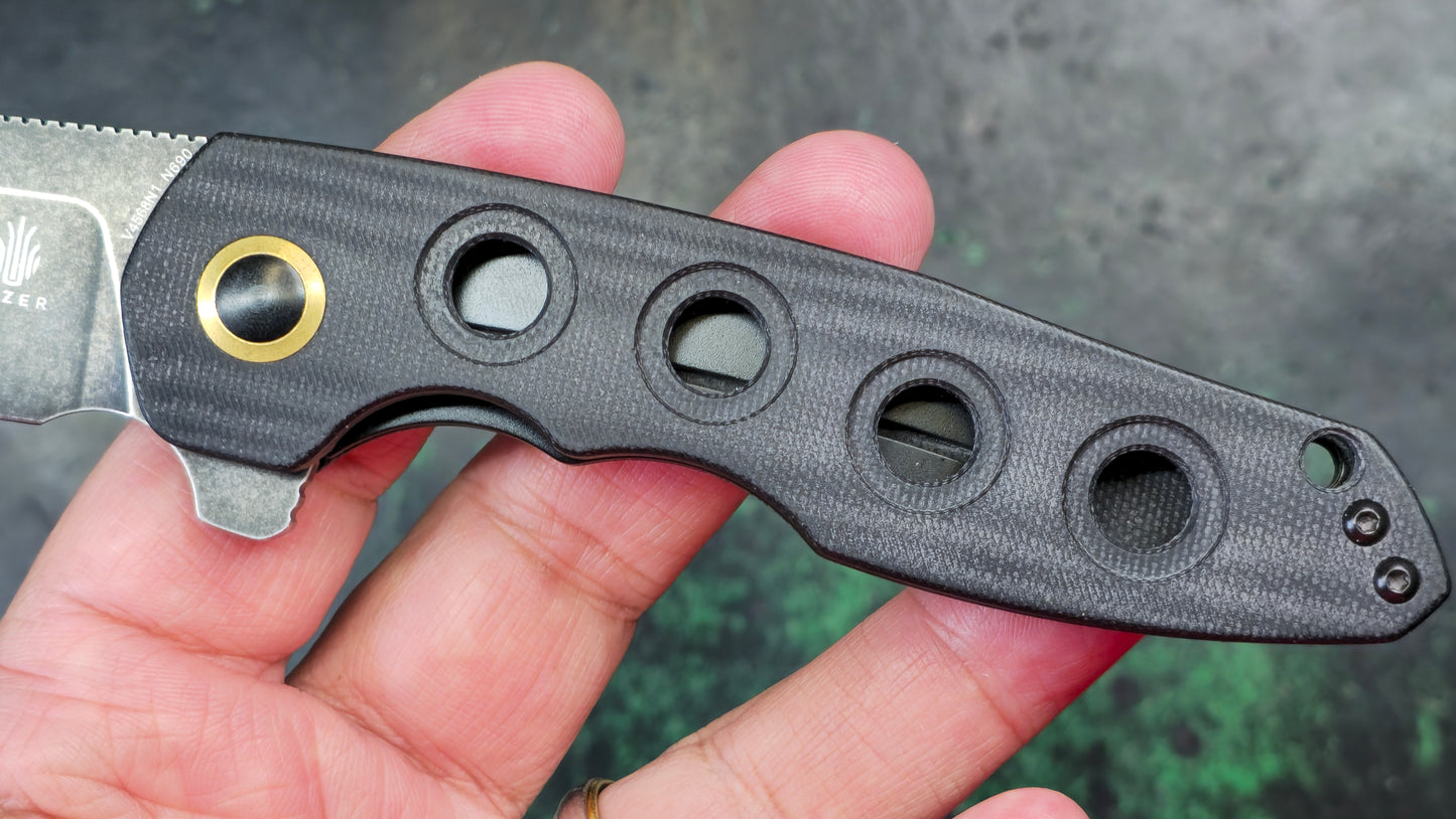 Kizer Z-82 Black G-10 Stonewashed N690 (NEW)