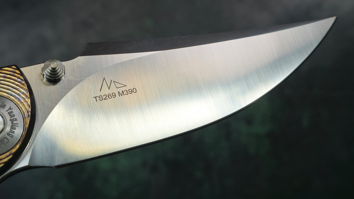 TWOSUN TS269 Anodized Titanium M390 (NEW - OPEN BOX)