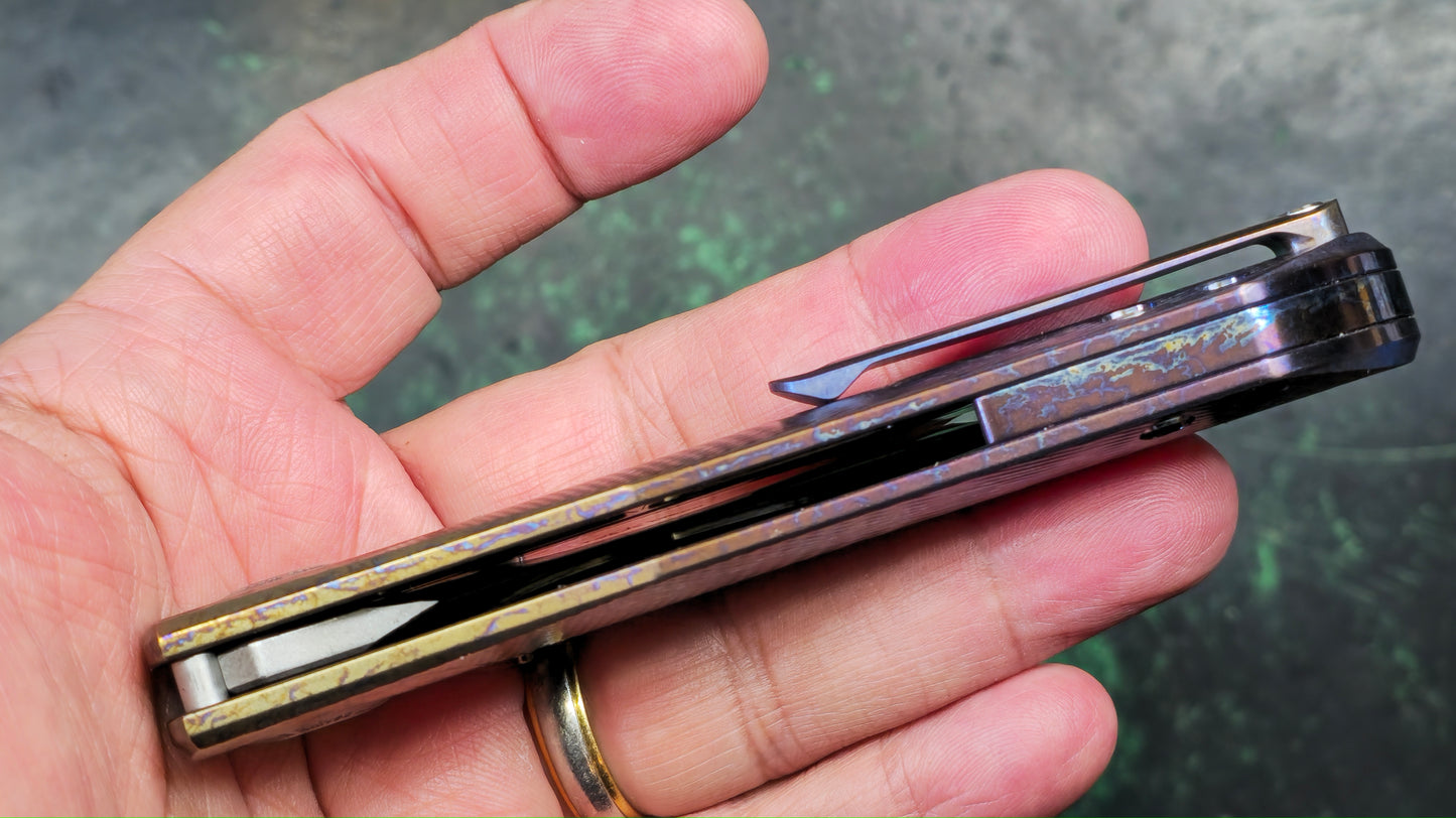 TWOSUN TS269 Anodized Titanium M390 (NEW - OPEN BOX)