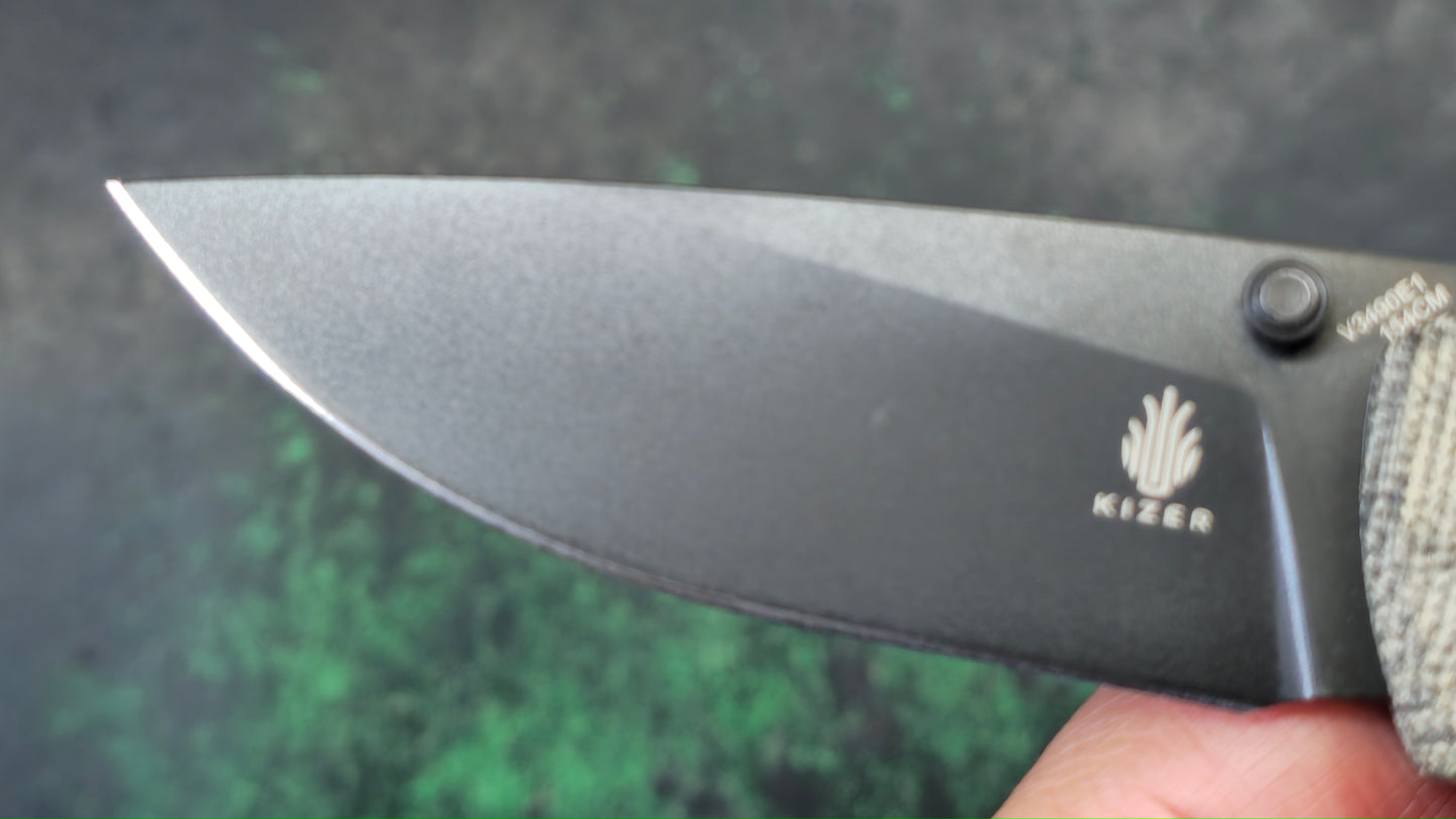 Kizer T1 Micarta 154CM (NEW - OPEN BOX)