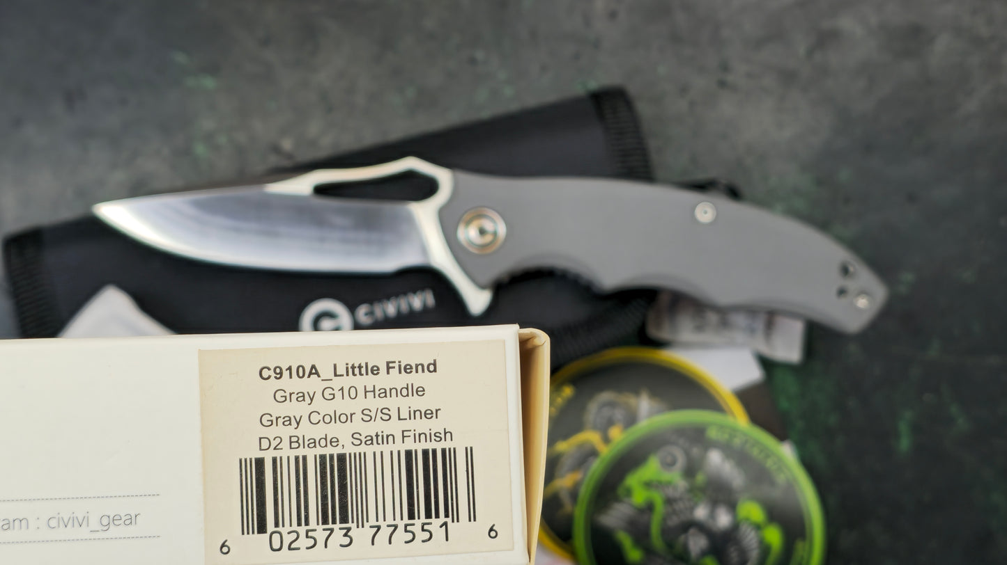 Civivi Little Fiend G10 SS Liners D2 (USED)