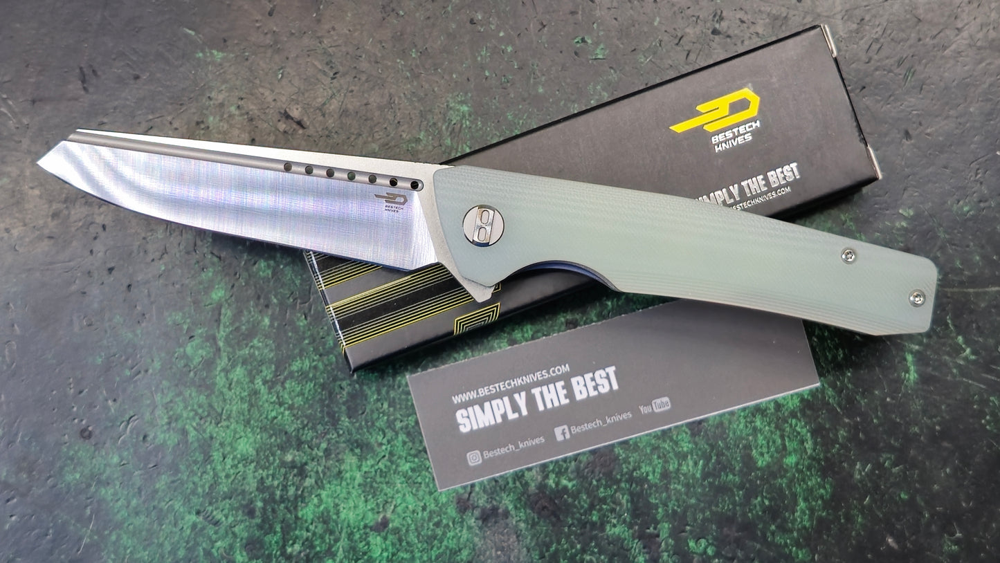 Bestech Slyther Transparent G10 14C28N (NEW - OPEN BOX)