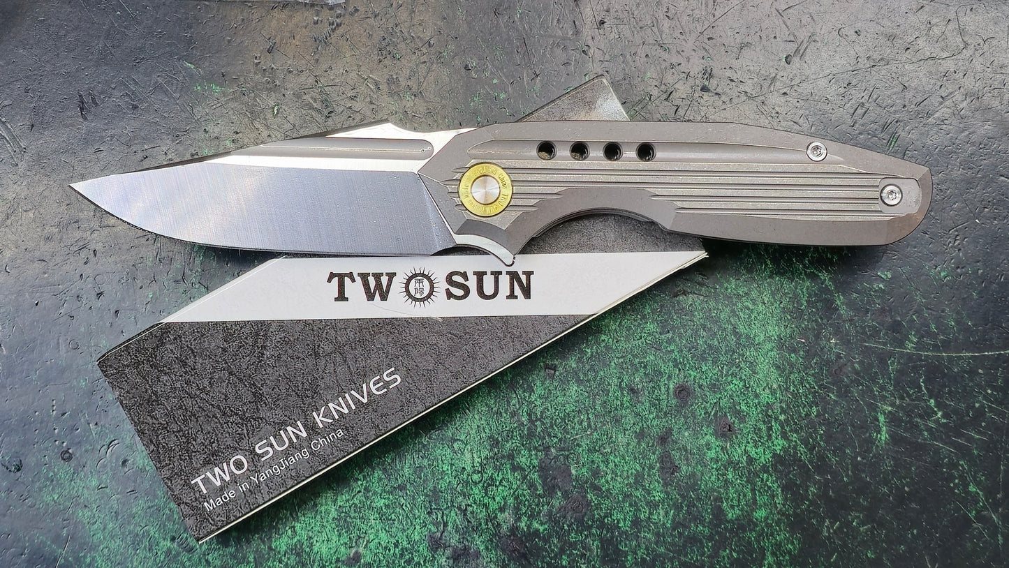 TwoSun TS194 Titanium Anoed collars M390 (NEW)