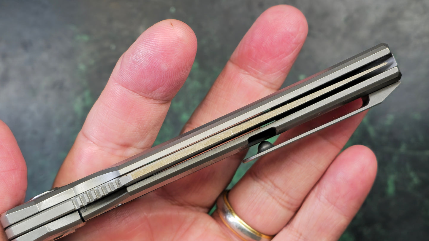TWOSUN TS191 Titanium/Carbon Fiber Handle M390 (NEW)
