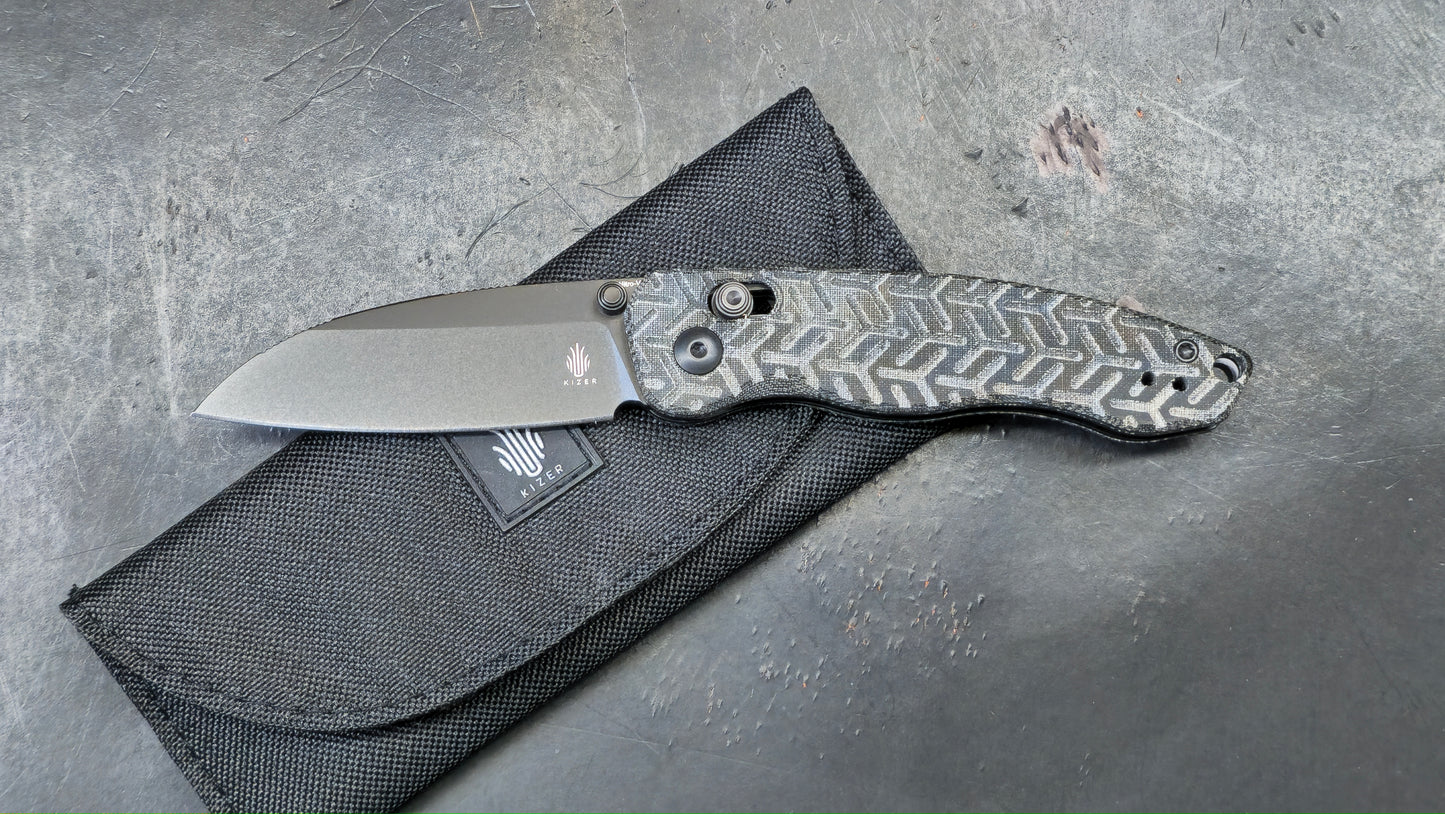 KIZER EXIST Nitro V Micarta (USED)