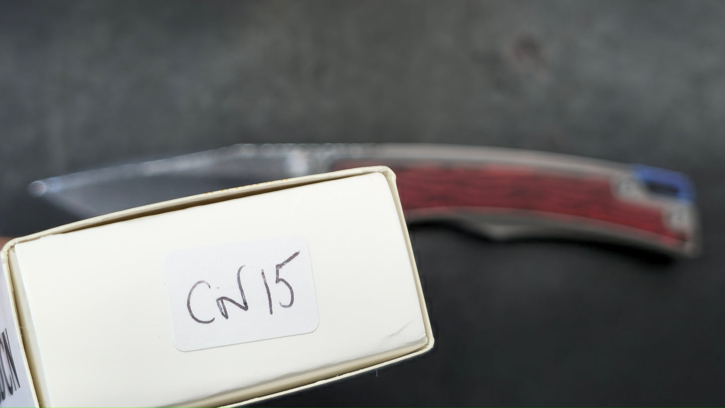 YJGDCN CN15 RIHE RWL34+PMC27 Powder Damascus TC4 / G10 (NEW)