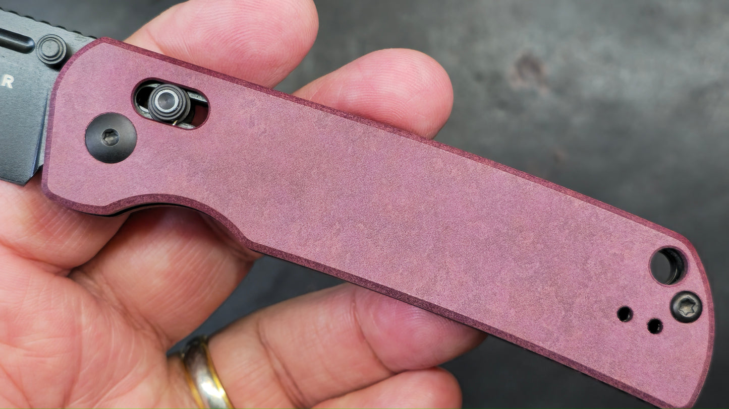 Kizer Escort Folding Knife Red Richlite Handle 154CM (NEW)
