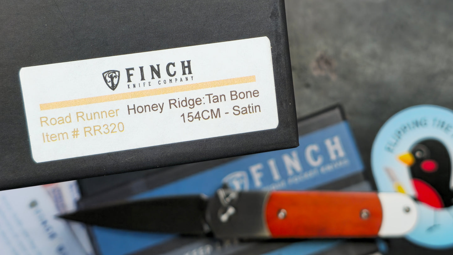 FINCH Road Runner Button Lock Tan Bone 154CM (NEW)