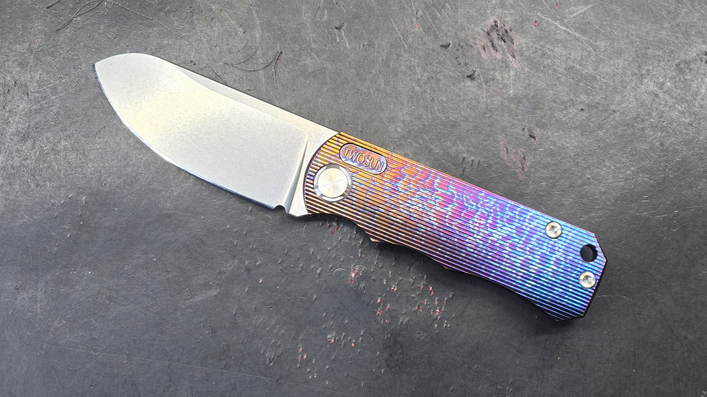 TWOSUN TS349 Titanium (Anodized) D2 (NEW - OPEN BOX)