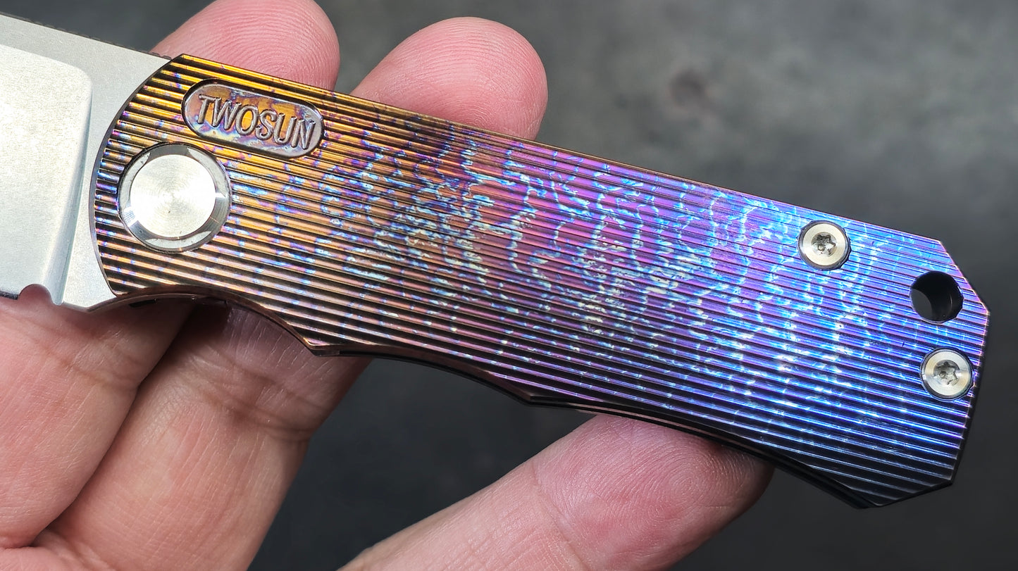 TWOSUN TS349 Titanium (Anodized) D2 (NEW - OPEN BOX)