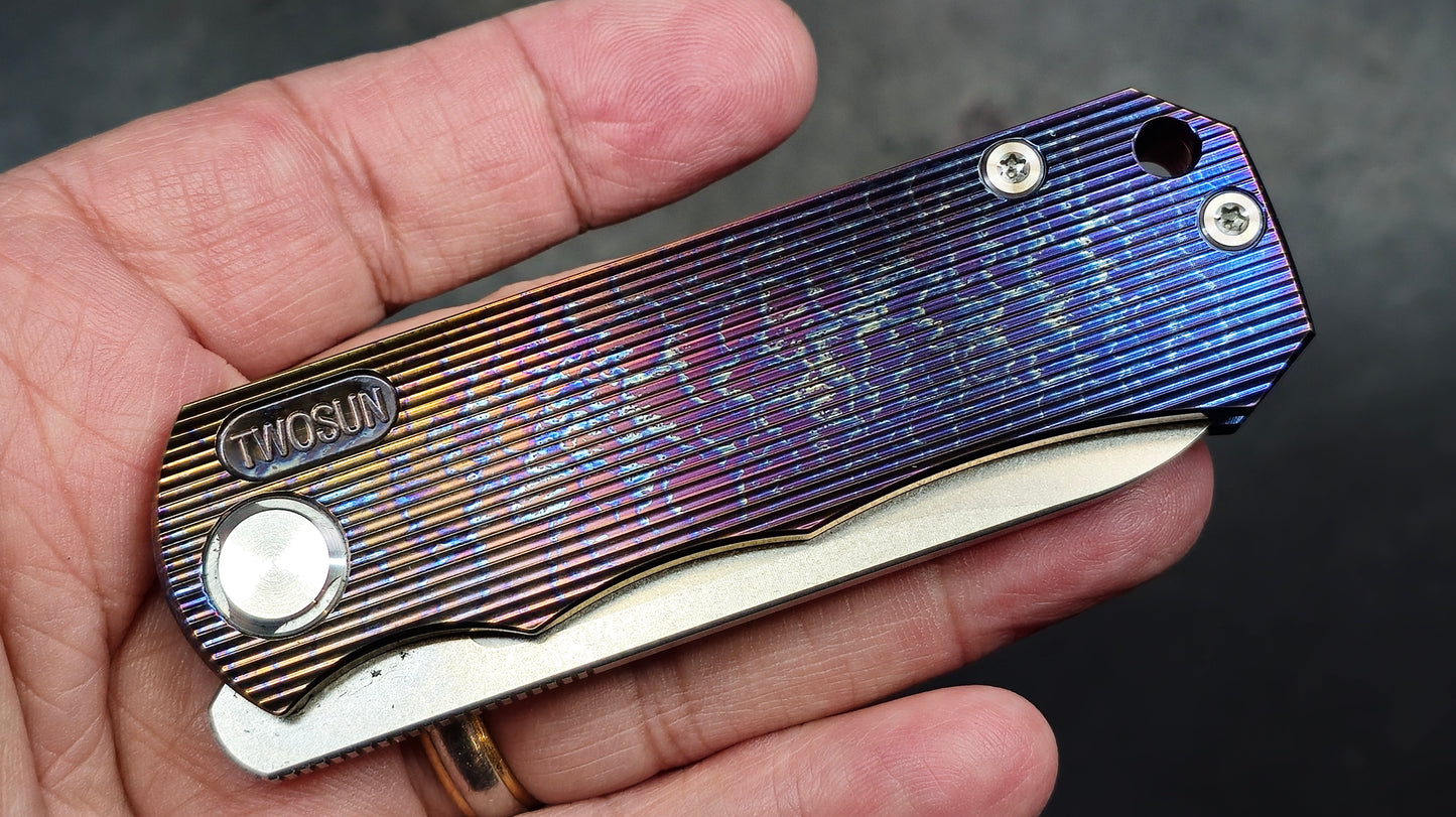 TWOSUN TS349 Titanium (Anodized) D2 (NEW - OPEN BOX)