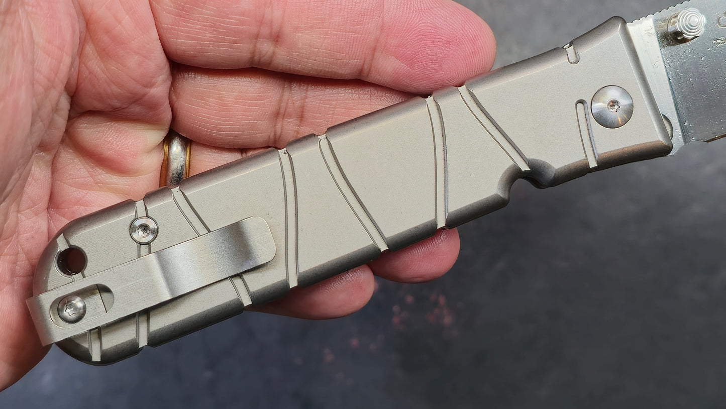TWOSUN TS409 Button Lock Titanium M390 (NEW)