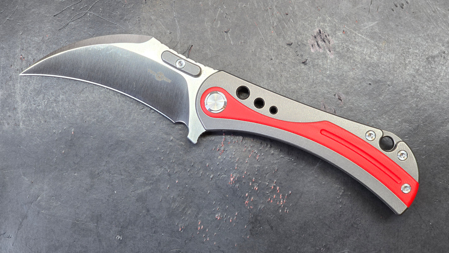 TWOSUN TS355 Titanium / G10 D2 (NEW - OPEN BOX)
