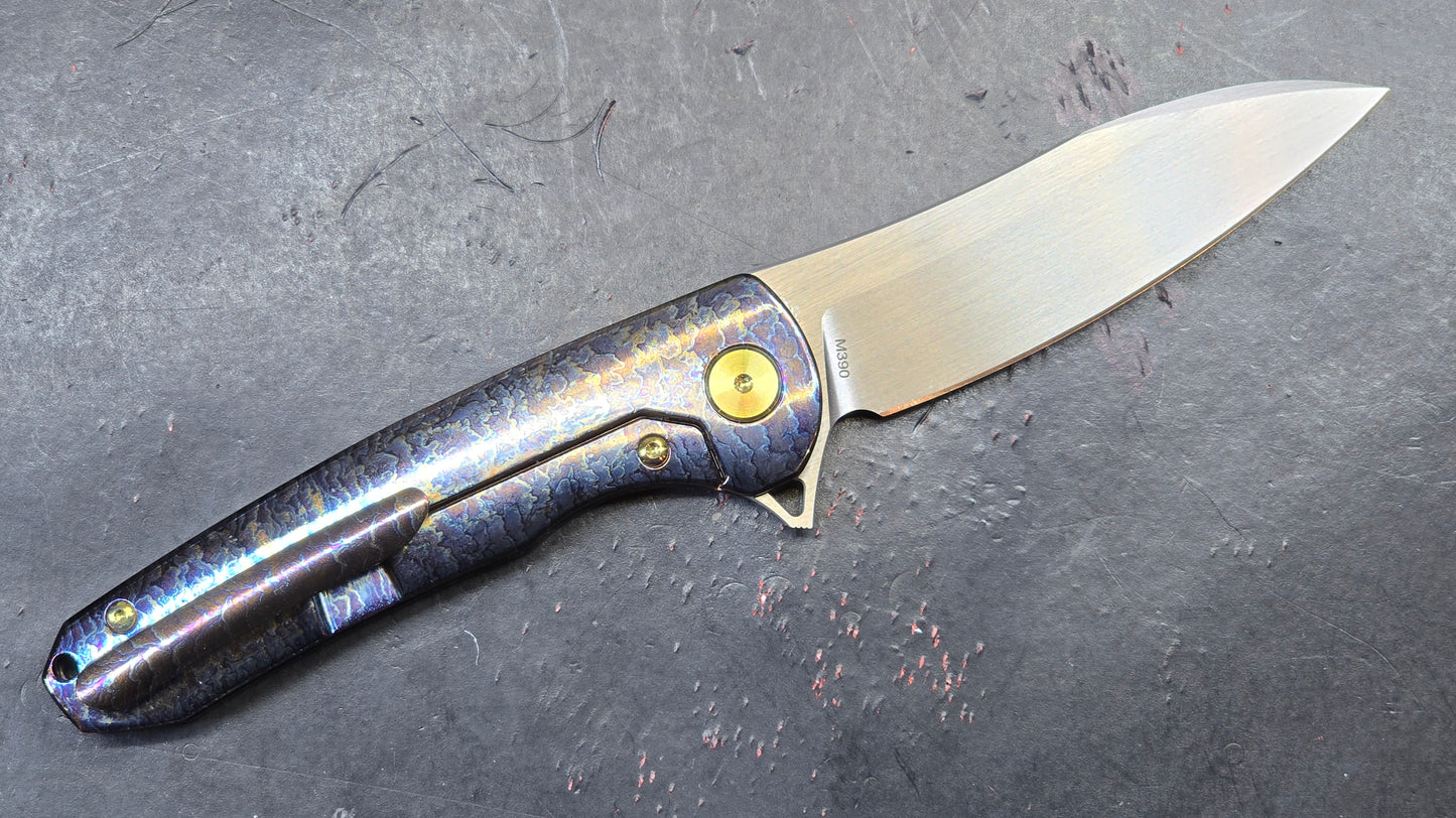 Unicorns WF001 Anodized Titanium Hand Satin Finished M390 (NEW)