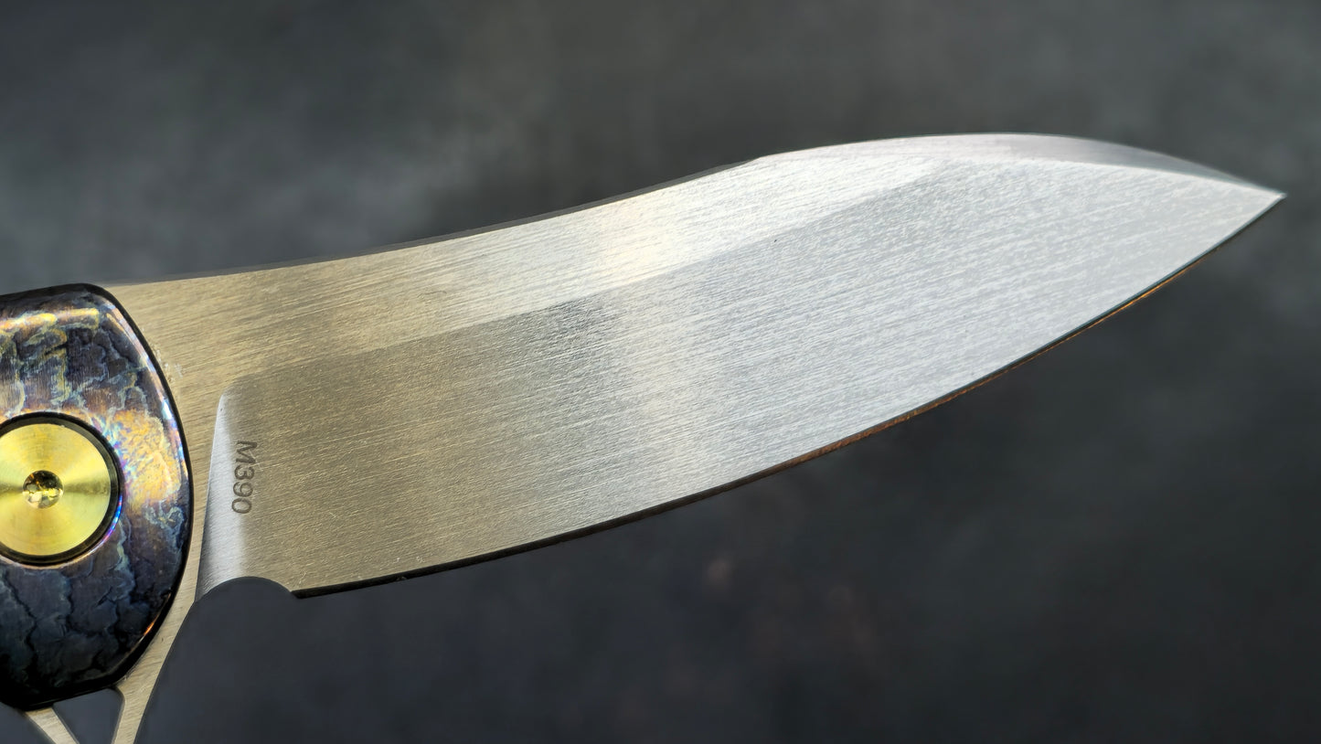 Unicorns WF001 Anodized Titanium Hand Satin Finished M390 (NEW)