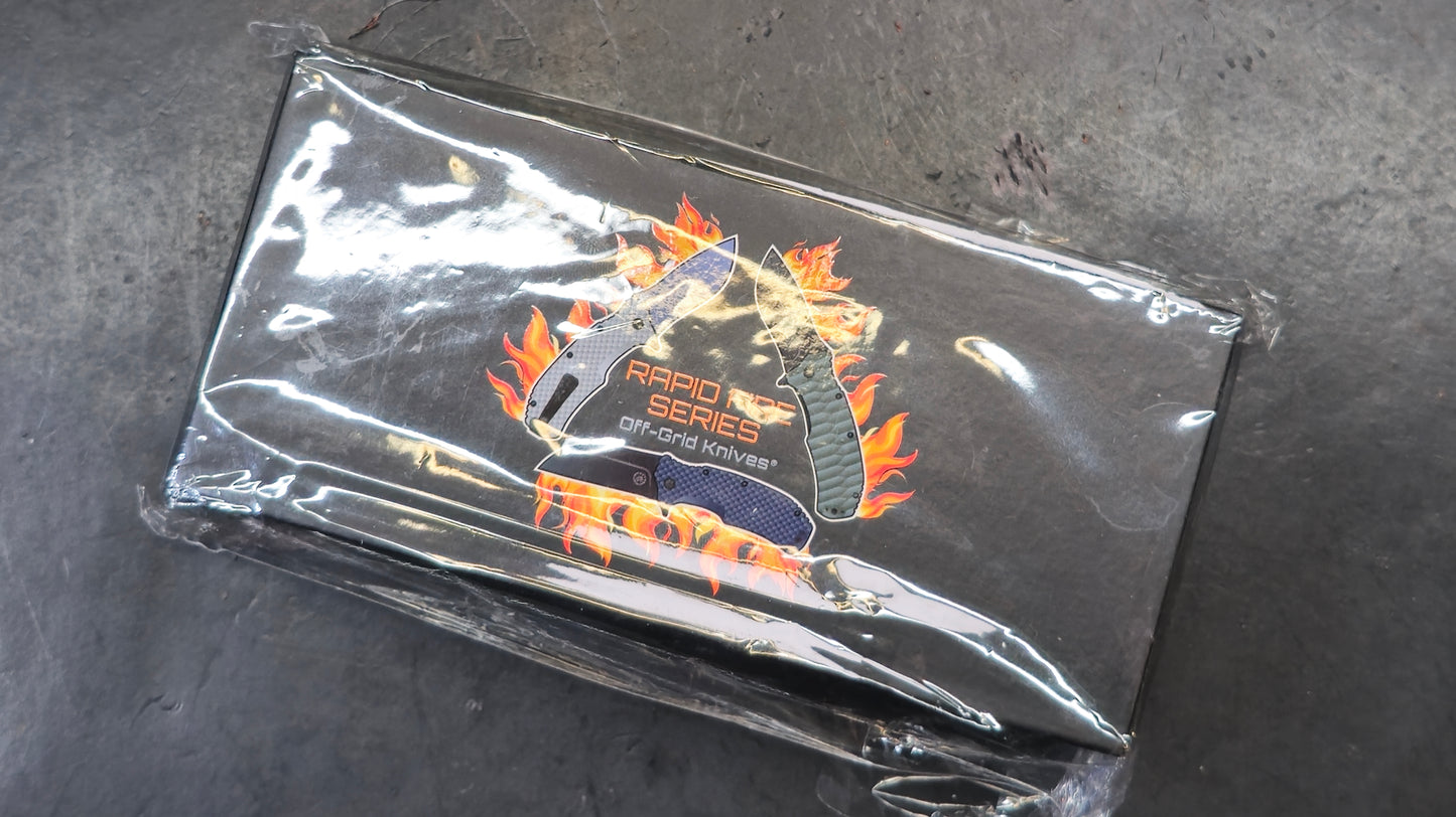 OFF GRID Rapid Fire Blackout G10 14C28N DLC Coating (NEW)