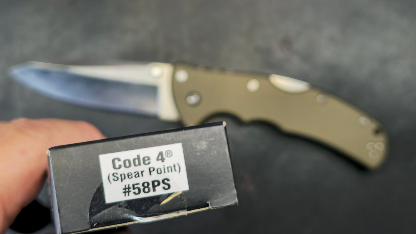 COLD STEEL Code 4 Aluminum S35VN (NEW)