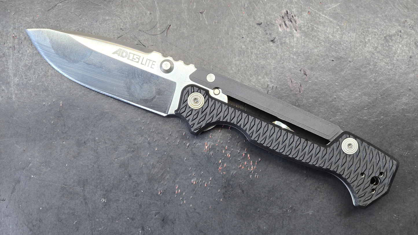 COLD STEEL AD15 Lite Black Griv-Ex Handle AUS 10-A (NEW)