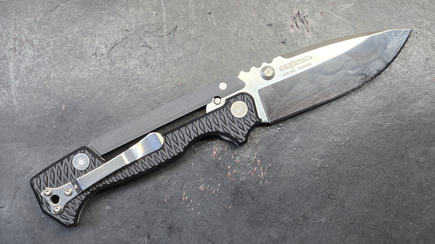 COLD STEEL AD15 Lite Black Griv-Ex Handle AUS 10-A (NEW)