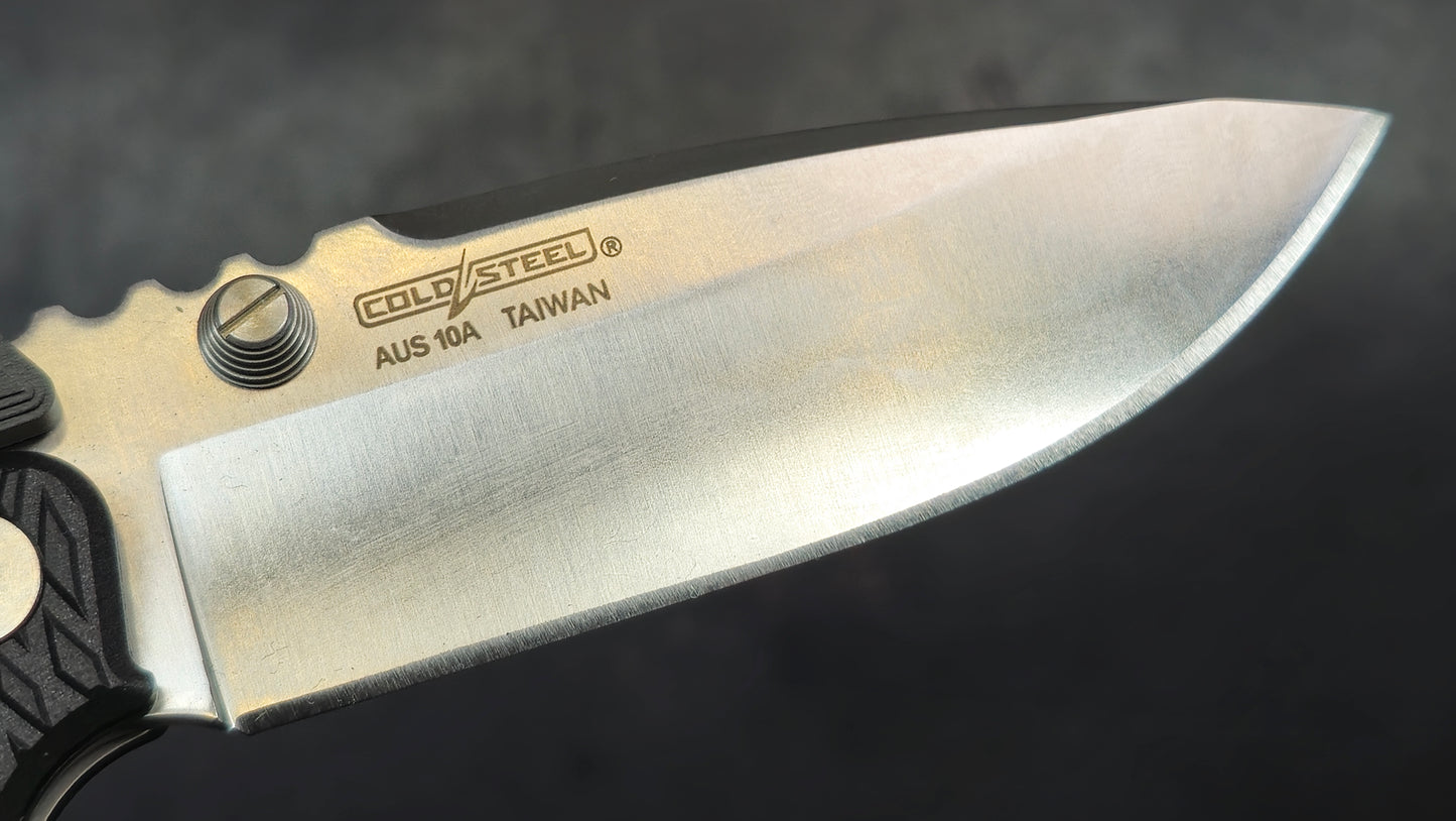COLD STEEL AD15 Lite Black Griv-Ex Handle AUS 10-A (NEW)