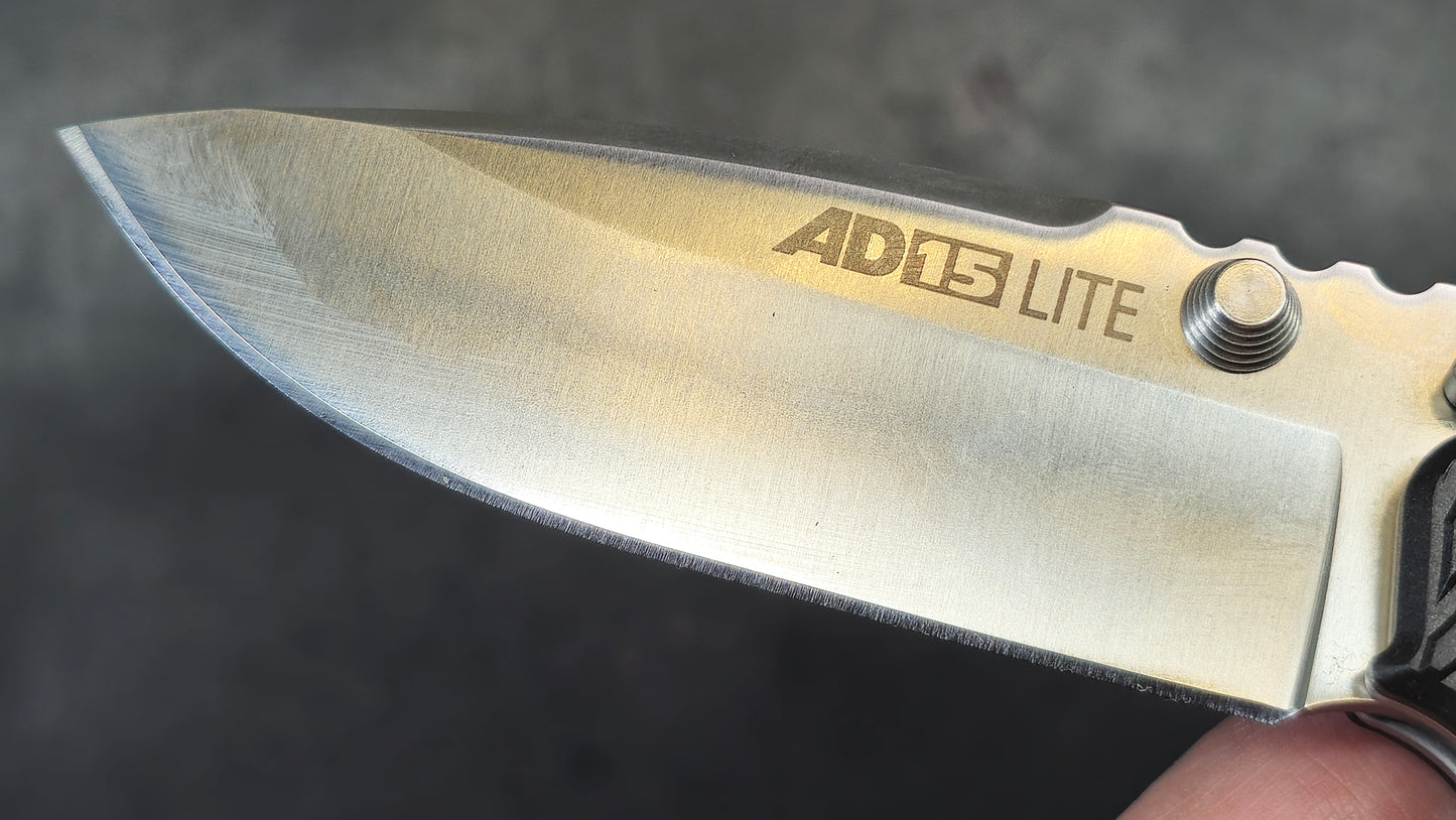 COLD STEEL AD15 Lite Black Griv-Ex Handle AUS 10-A (NEW)