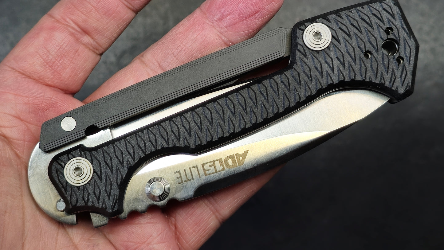 COLD STEEL AD15 Lite Black Griv-Ex Handle AUS 10-A (NEW)