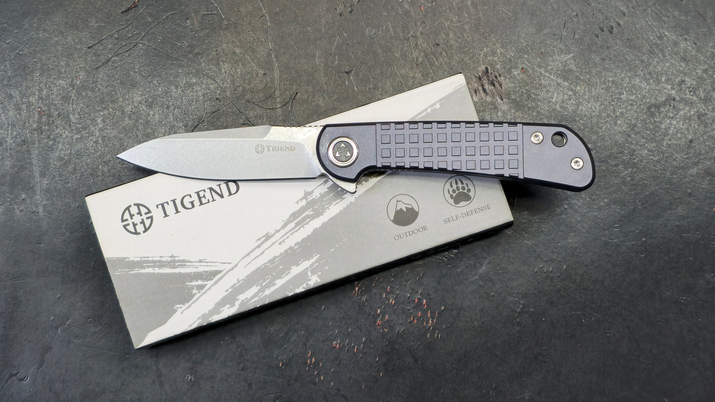 TIGEND SK1502 RIHE Side lock Aluminum FRAG Handle 9Cr18Mov (NEW)