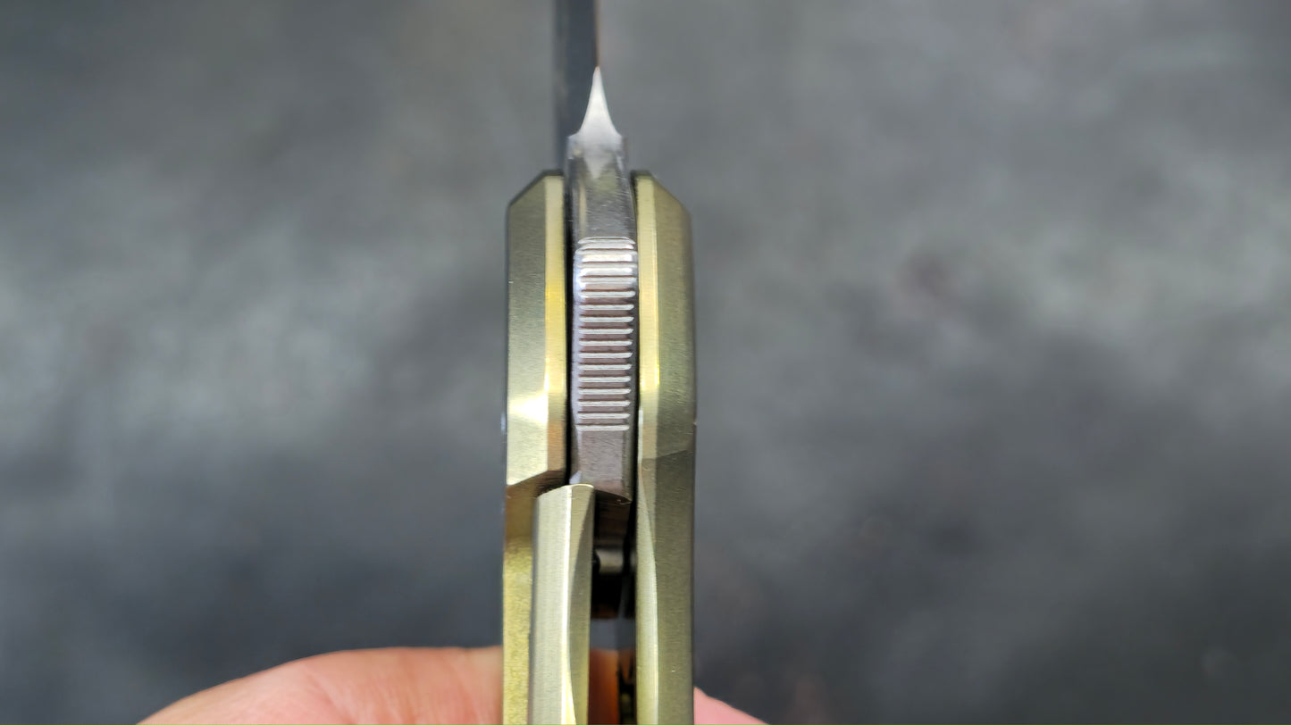 TwoSun TS575 Gold Anadized Titanium Handle M390 (NEW)