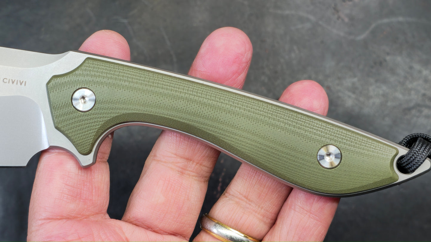 Civivi Concept 22 Fixed Blade OD Green G10 D2 Modified Tanto (NEW)