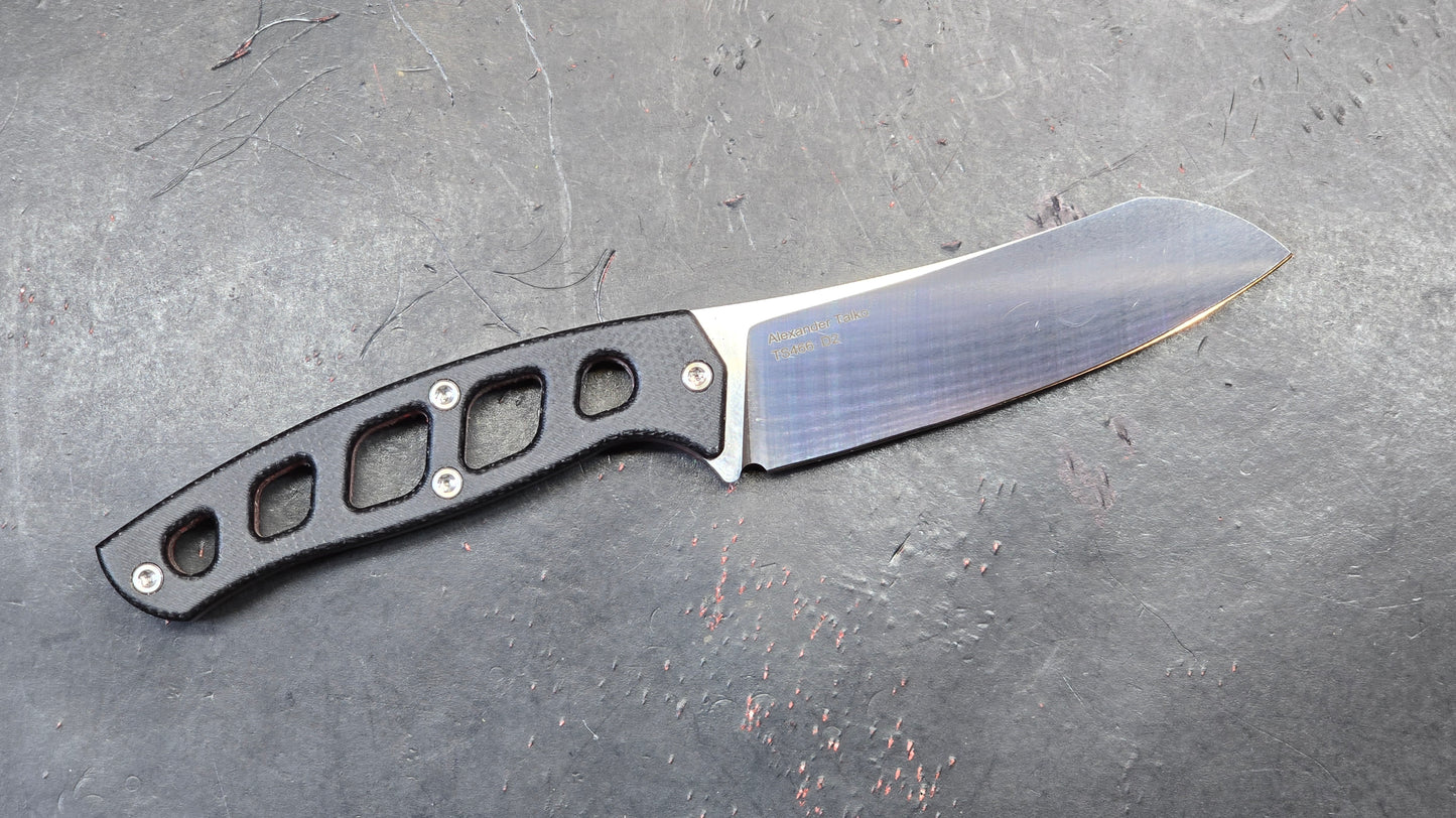 TWOSUN TS466 Fixed Blade Micarta Handle D2 (USED)