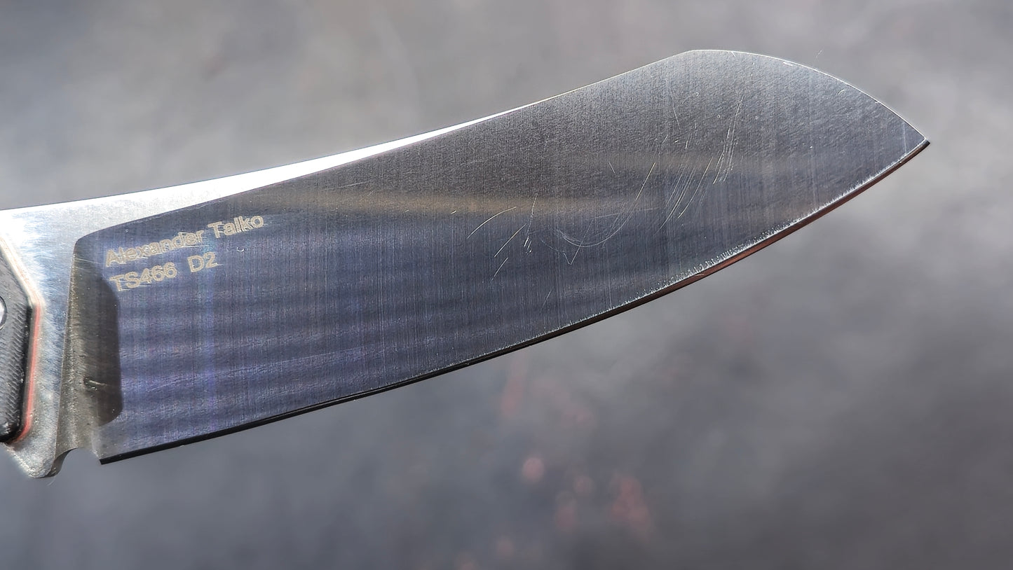 TWOSUN TS466 Fixed Blade Micarta Handle D2 (USED)