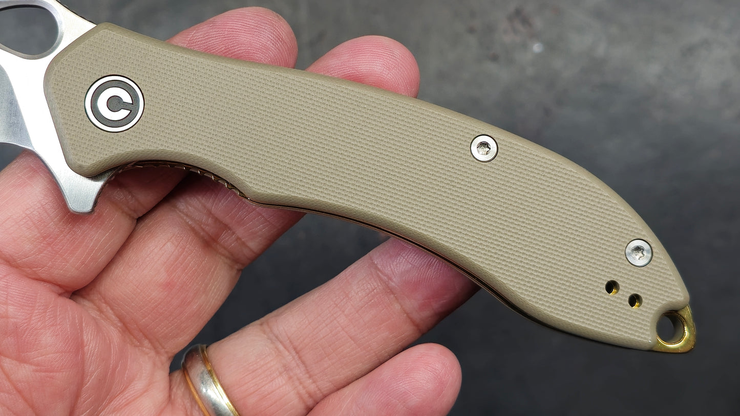 Civivi Aquila G10 Golden SS liners VG10 (USED)
