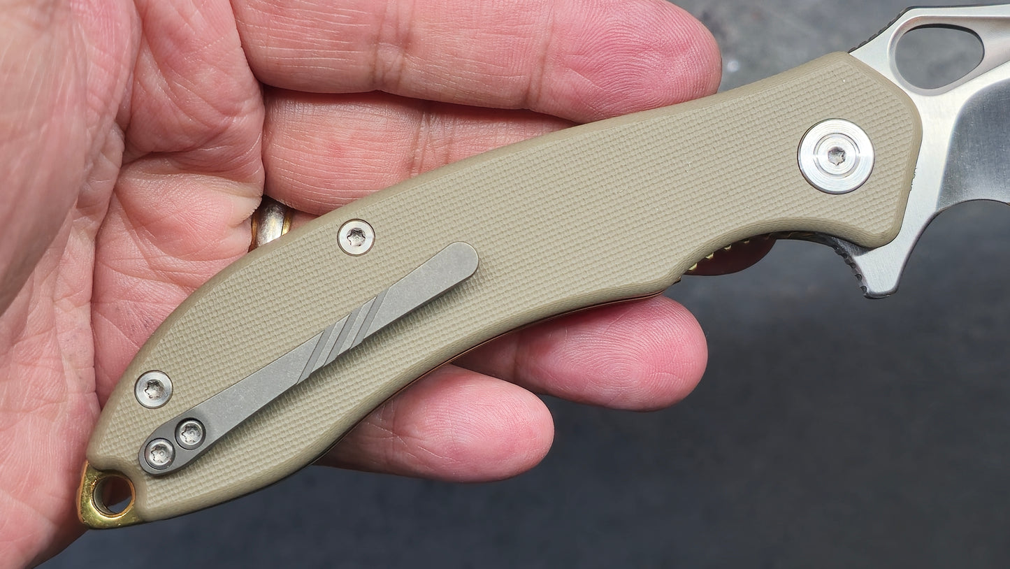Civivi Aquila G10 Golden SS liners VG10 (USED)