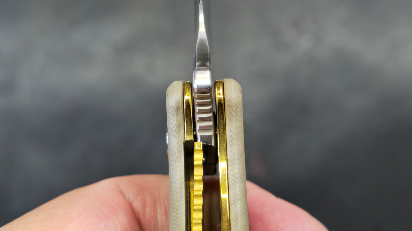 Civivi Aquila G10 Golden SS liners VG10 (USED)