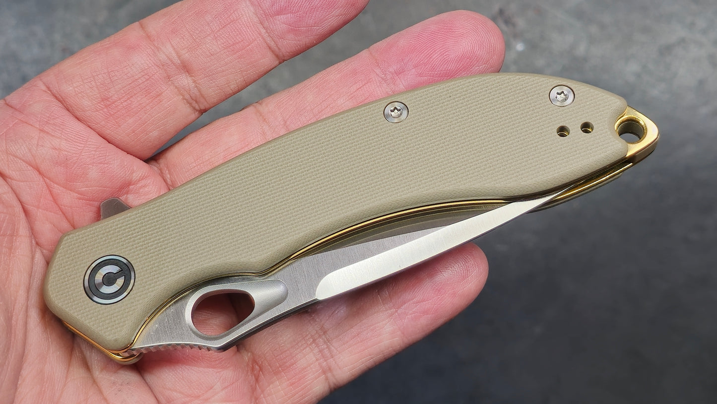 Civivi Aquila G10 Golden SS liners VG10 (USED)