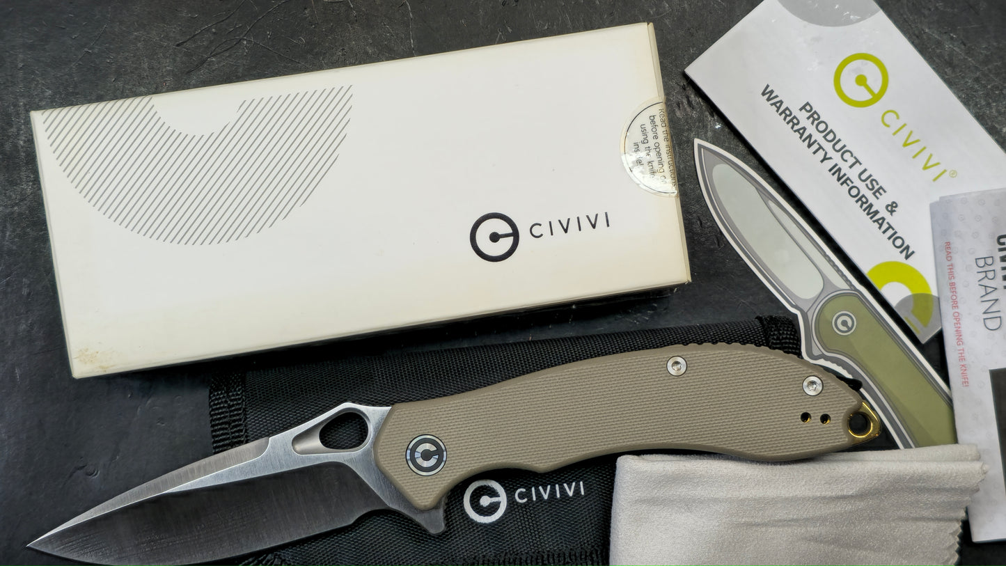 Civivi Aquila G10 Golden SS liners VG10 (USED)