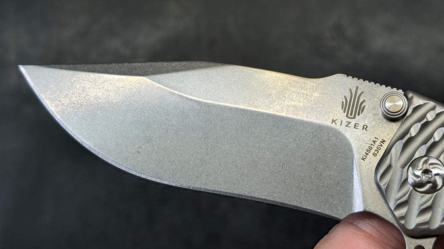 Kizer Gunhammer Titanium CPM-S35VN (NEW)