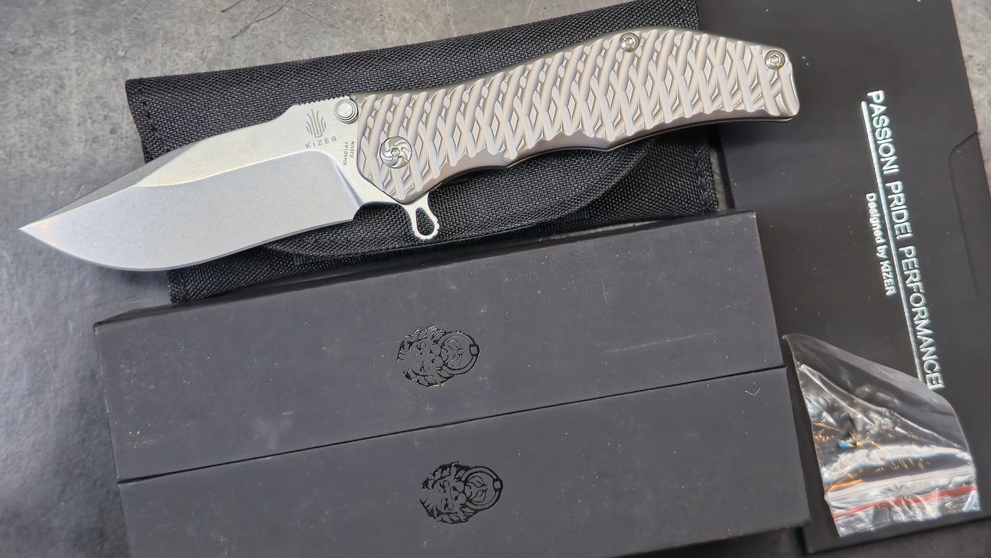 Kizer Gunhammer Titanium CPM-S35VN (NEW)