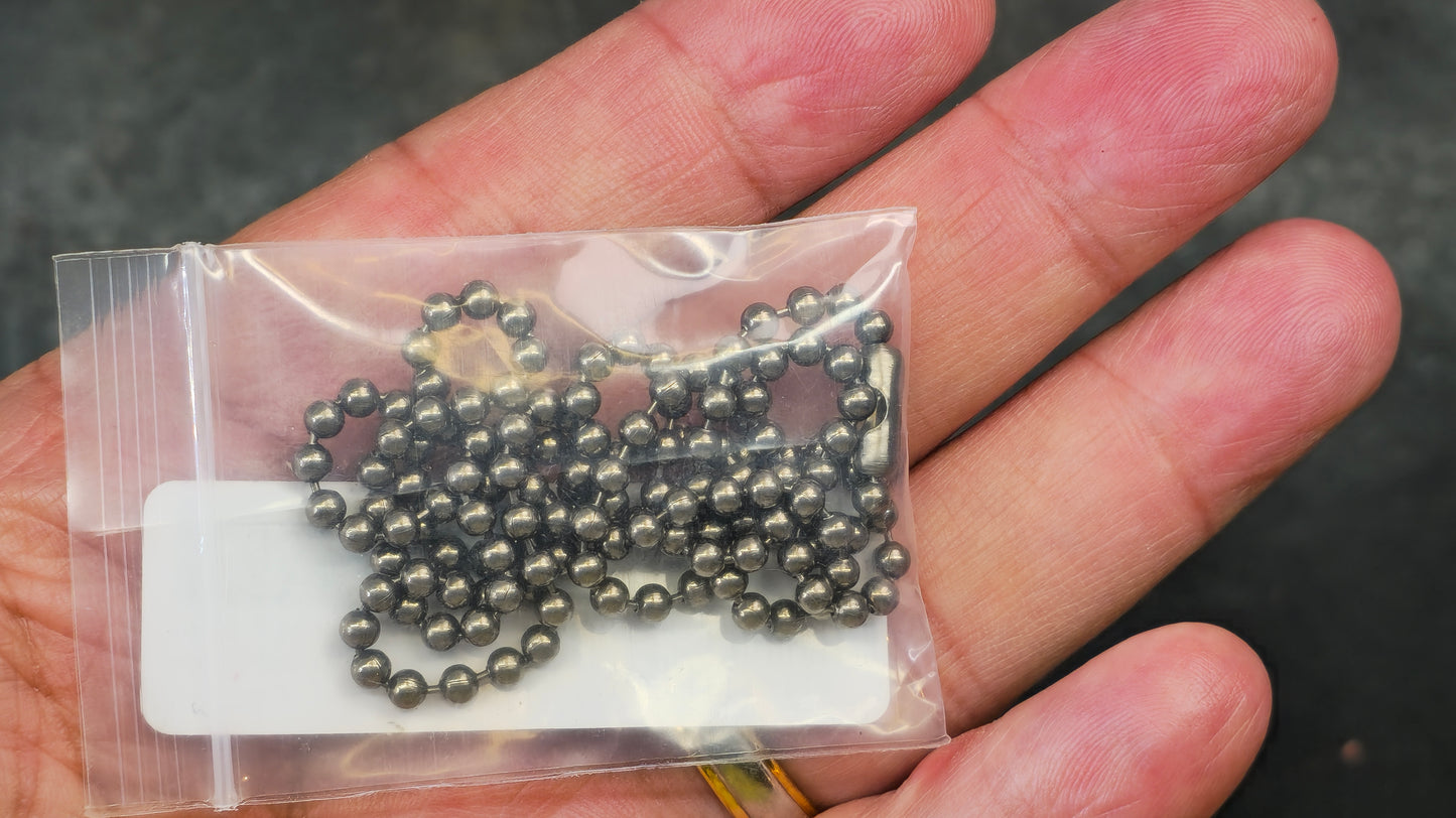 Flytanium 24" Large Ball Chain Titanium (NEW)