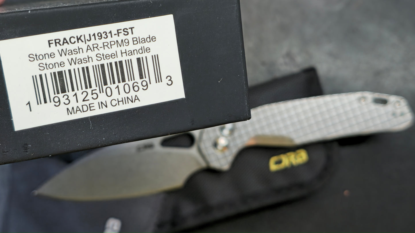 CJRB FRACK Frag Stainless Handle AR-RPM9 (NEW)