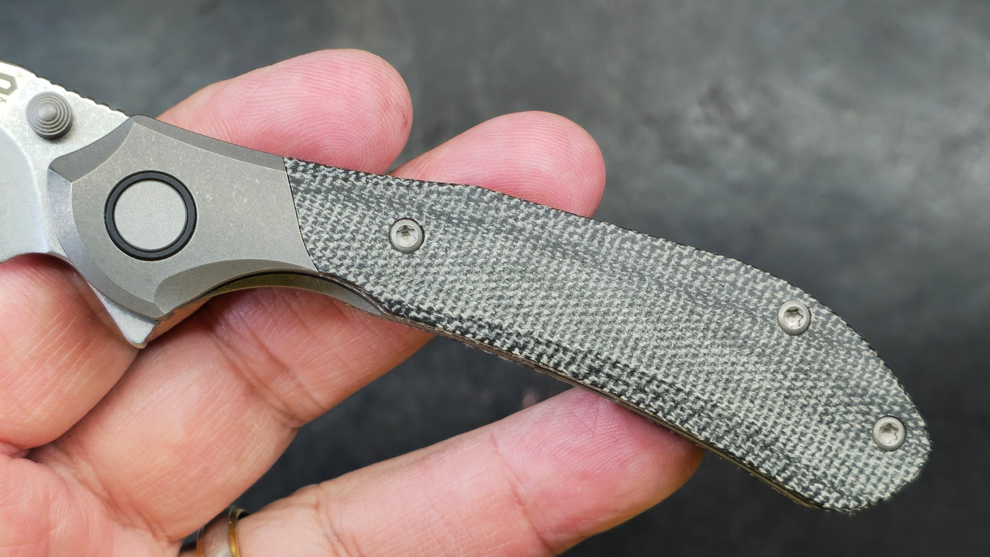 Bestech Constellation Titanium/Black Micarta Handle Magna-Cut (NEW)