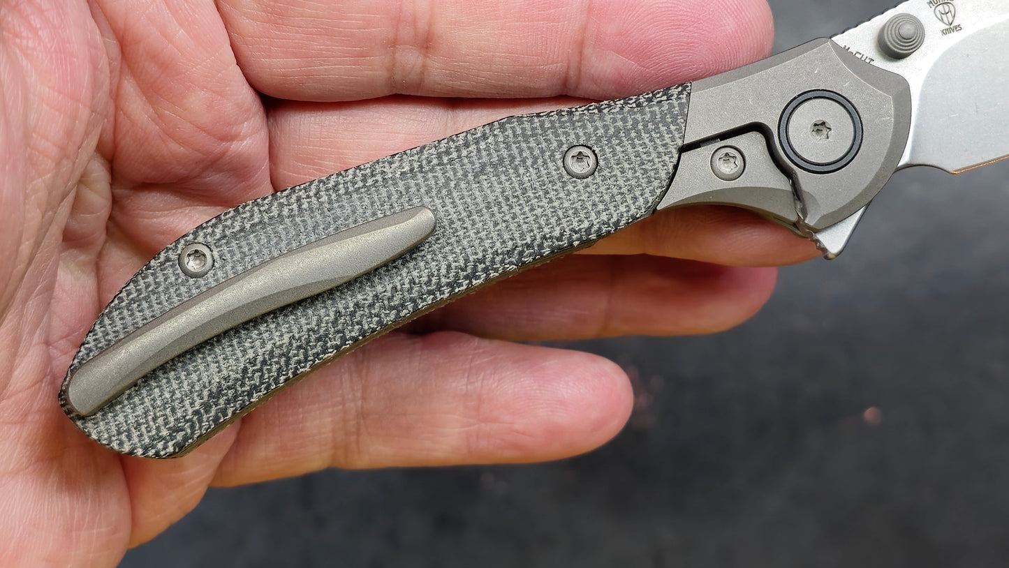 Bestech Constellation Titanium/Black Micarta Handle Magna-Cut (NEW)