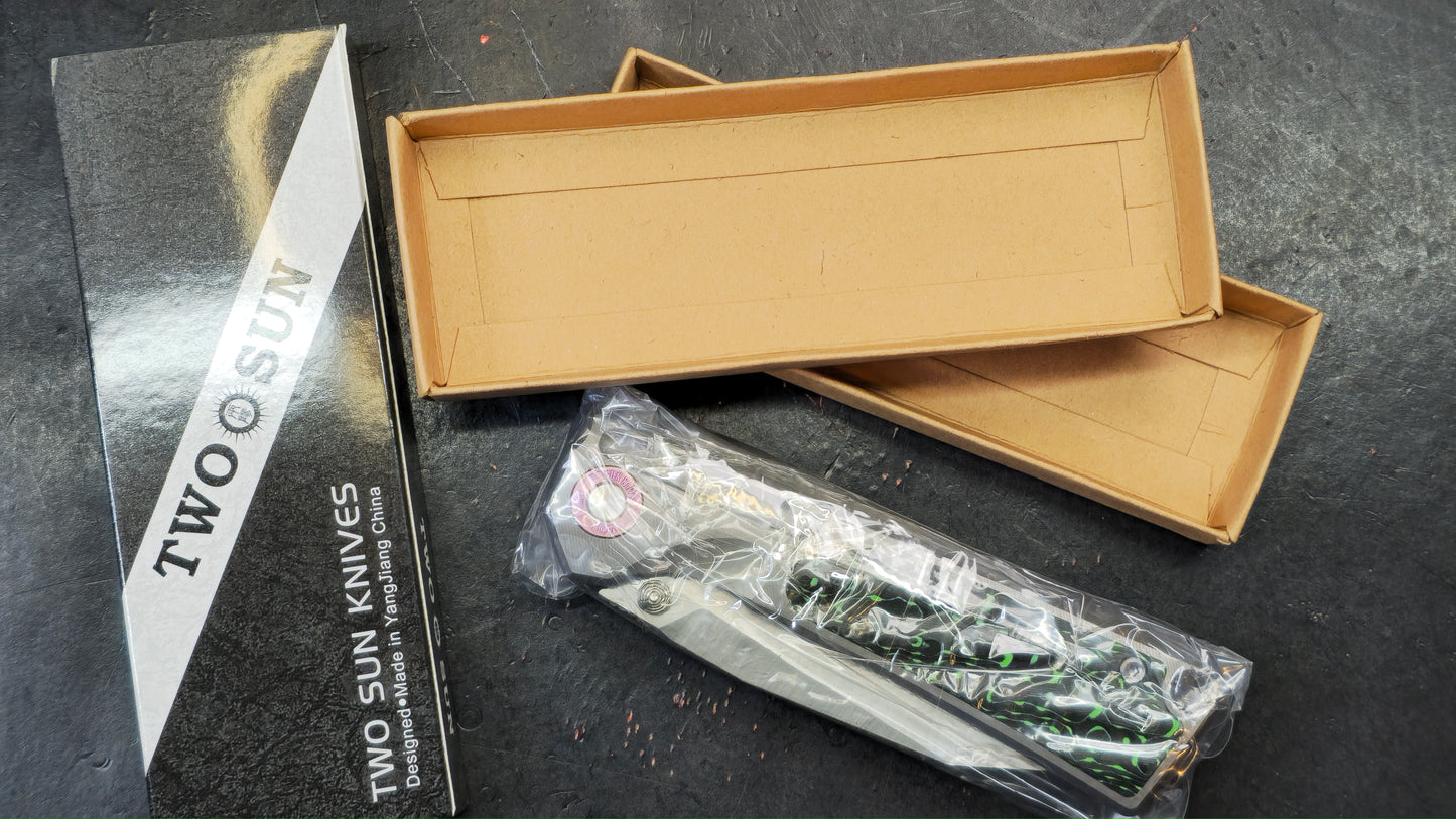 TWOSUN TS510 Titanium Carbon Fiber M390 (NEW)