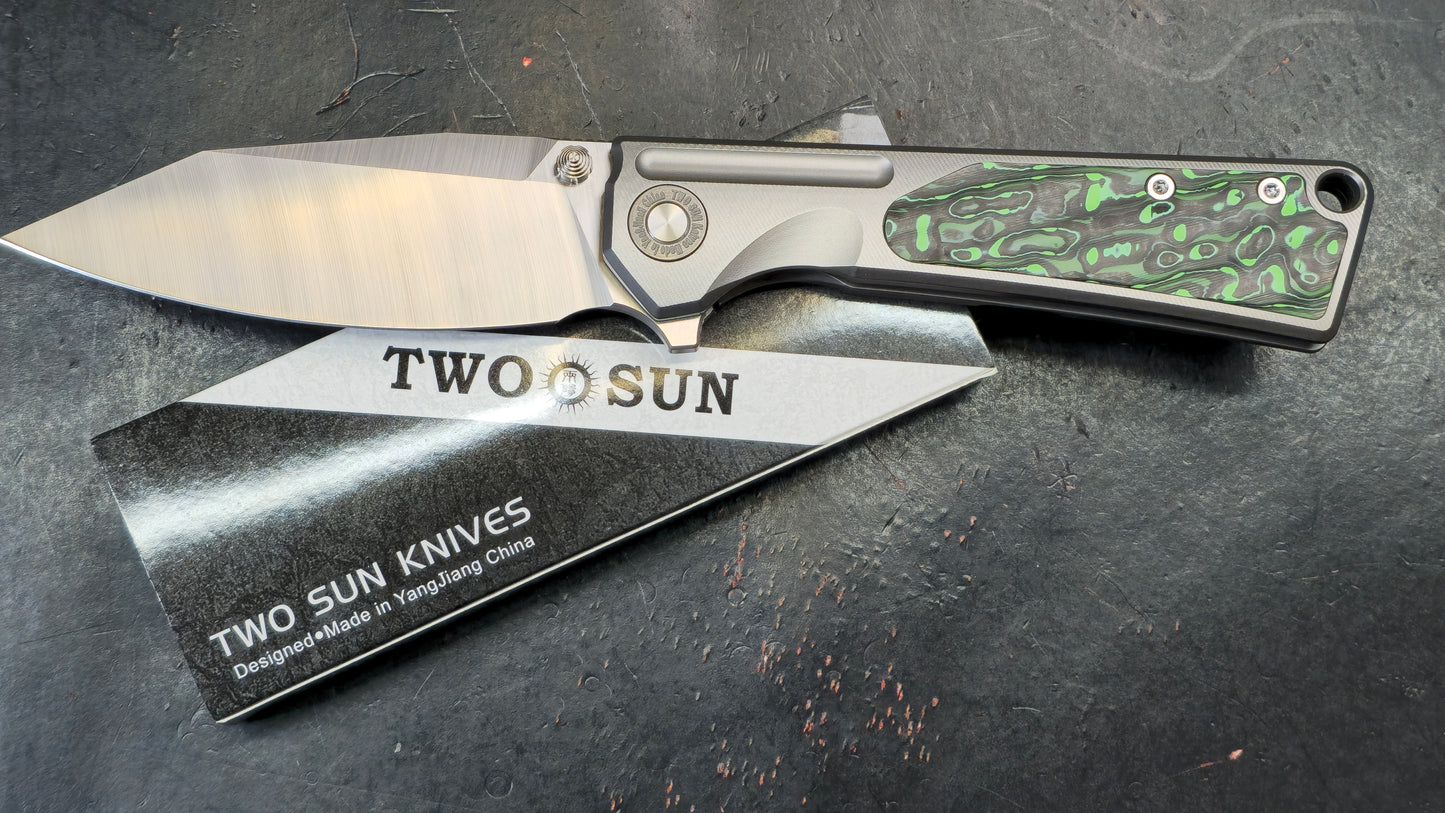 TWOSUN TS510 Titanium Carbon Fiber M390 (NEW)
