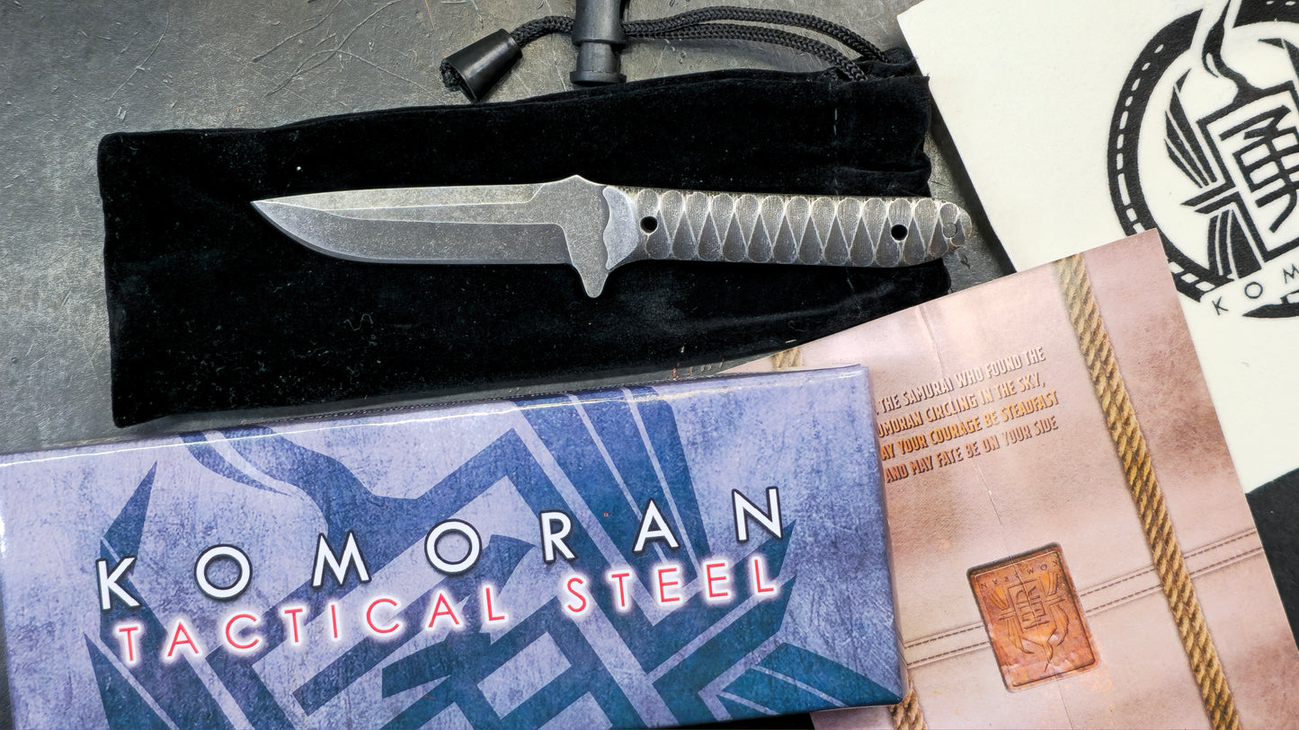 Komoran KO037 Stainless steel fixed blade, Sheath (NEW)